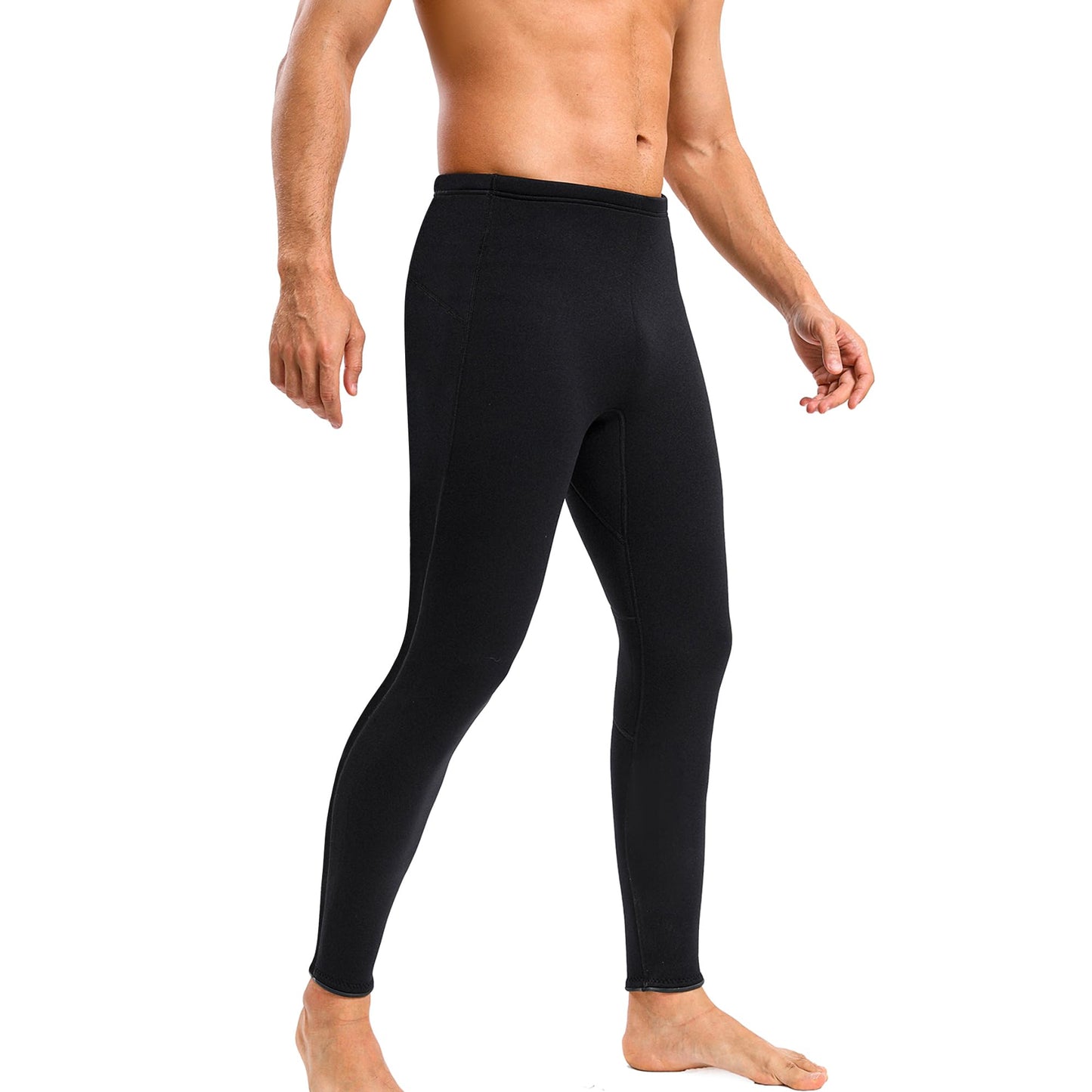GoldFin Wetsuit Pants Men 3mm Wet Suits Mens Neoprene Wetsuits Long Pants Keep Warm in Cold Water Diving Surfing Kayaking Swimming