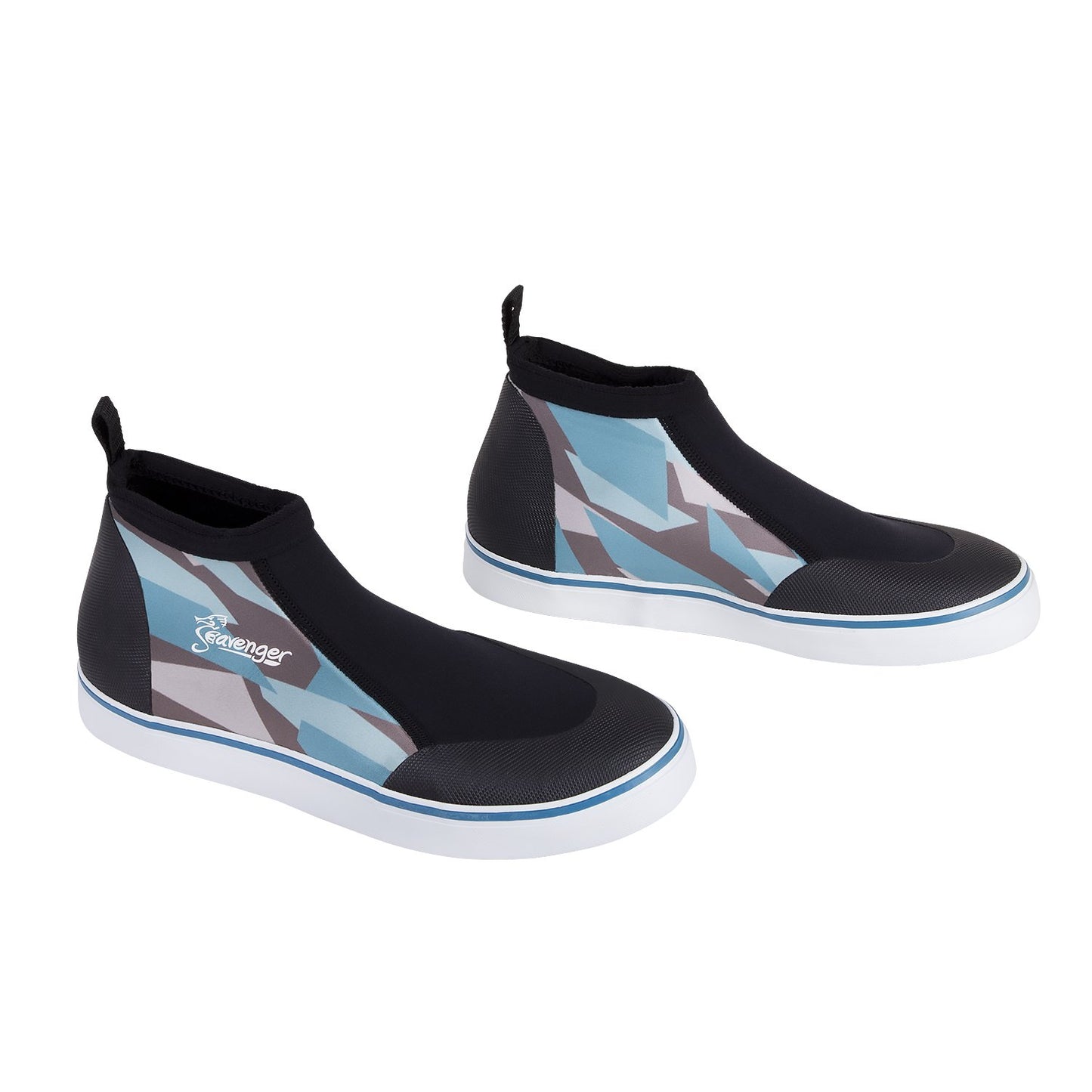Seavenger Atlantis Aqua Shoes | Slip On Dive Booties for Snorkeling Scuba Diving Kayaking and Surfing (Poly Camo 7)