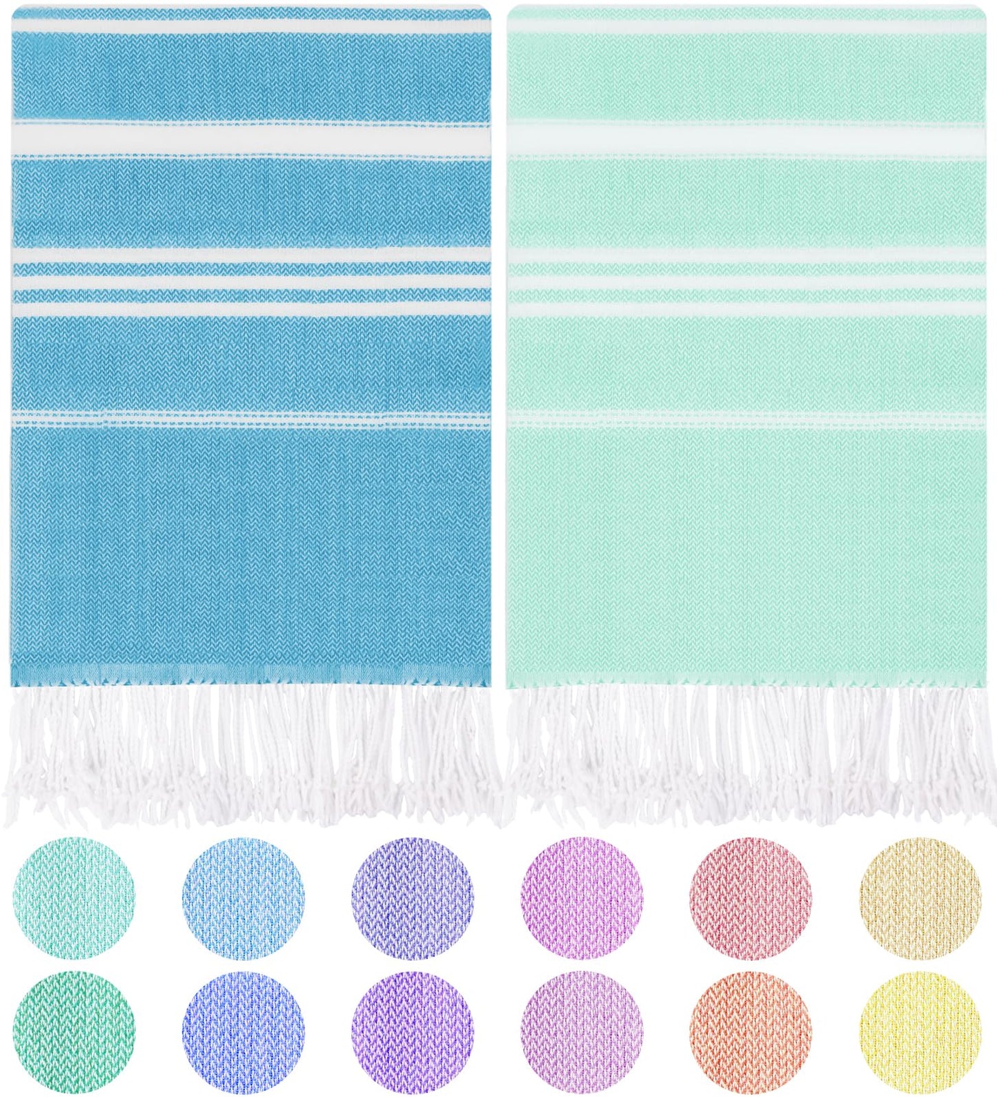 Widdonen Thin Turkish Beach Towel Lightweight Quick Dry Absorbent Cotton Bathroom Bath Pool Swim Towels Extra Large Oversized Sand Free Towel Beach Accessories Essentials Cloud Gifts for Adult