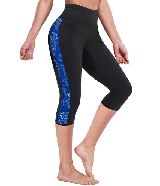 Ctrilady Women Neoprene Wetsuit Pants 2.5mm Keep Warm Legging Swimming Diving Snorkeling Surfing (Black XXX-Large)