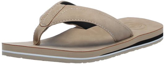Volcom Mens Victor LX Sandal Flip Flop Tan 14