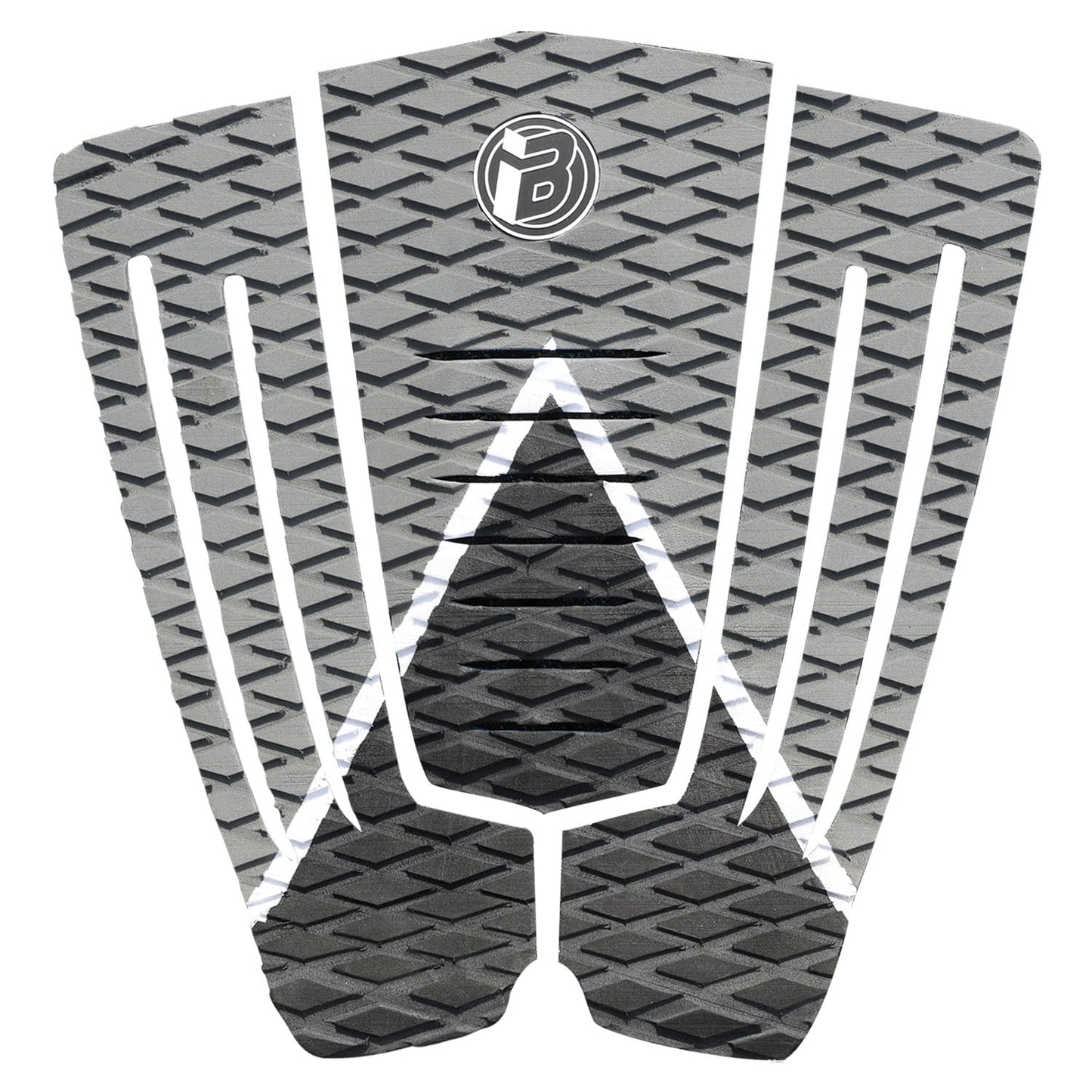 Rokia R 3 Pieces Surfboard Traction Pad EVA foam Surf Traction Pad with 3M Adhesive Non-Slip Sup Deck Pad Fit for Surf Tail Pad Fish Surfboards Skimboard Longboard Shortboard (A)