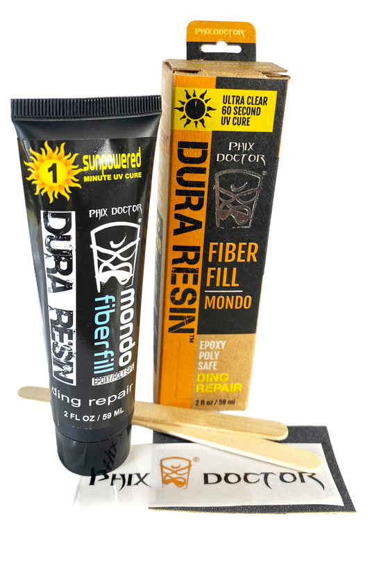 SunPowered Dura Resin Mondo Dual Formula Epoxy & Polyester Safe Surfboard Ding Repair Kit