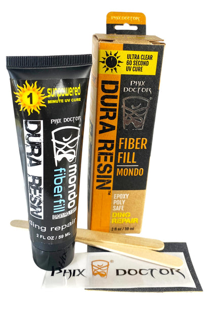 SunPowered Dura Resin Mondo Dual Formula Epoxy & Polyester Safe Surfboard Ding Repair Kit