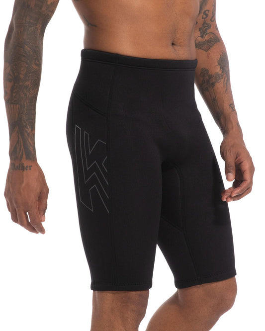 XUKER Wetsuit Shorts Men 3mm Neoprene Shorts Mens Wet Suits for Water Sports Pool Swimming Snorkeling Floating Canoeing Aerobics