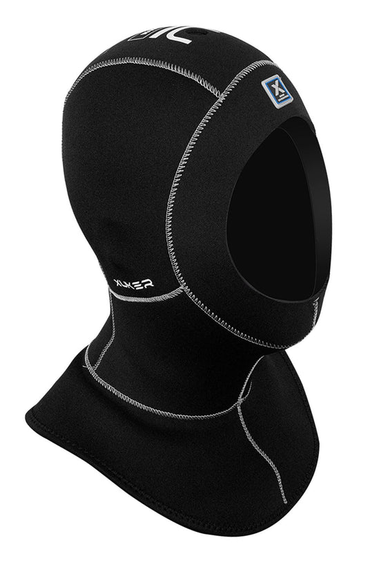 XUKER Neoprene Wetsuit Hood Scuba Diving Hood 5/3mm for Men Women Diving Cap Surfing Thermal Hood for Kayaking Snorkeling Swimming Sailing Canoeing Water Sports