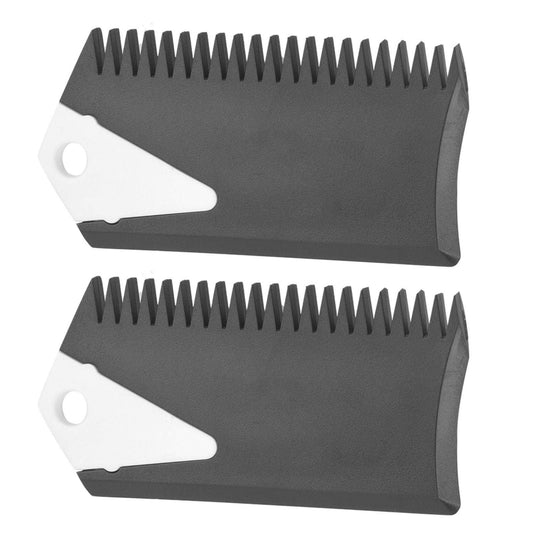 Yosoo Health Gear Surfboard Scraper Surf Wax Comb 2pcs/Set Surfboard Wax Applicator Surfboard Wax Remover Surf Wax Comb and Scraper PVC Surfboard Comb and Scraper for Surfing Board Skaeboard