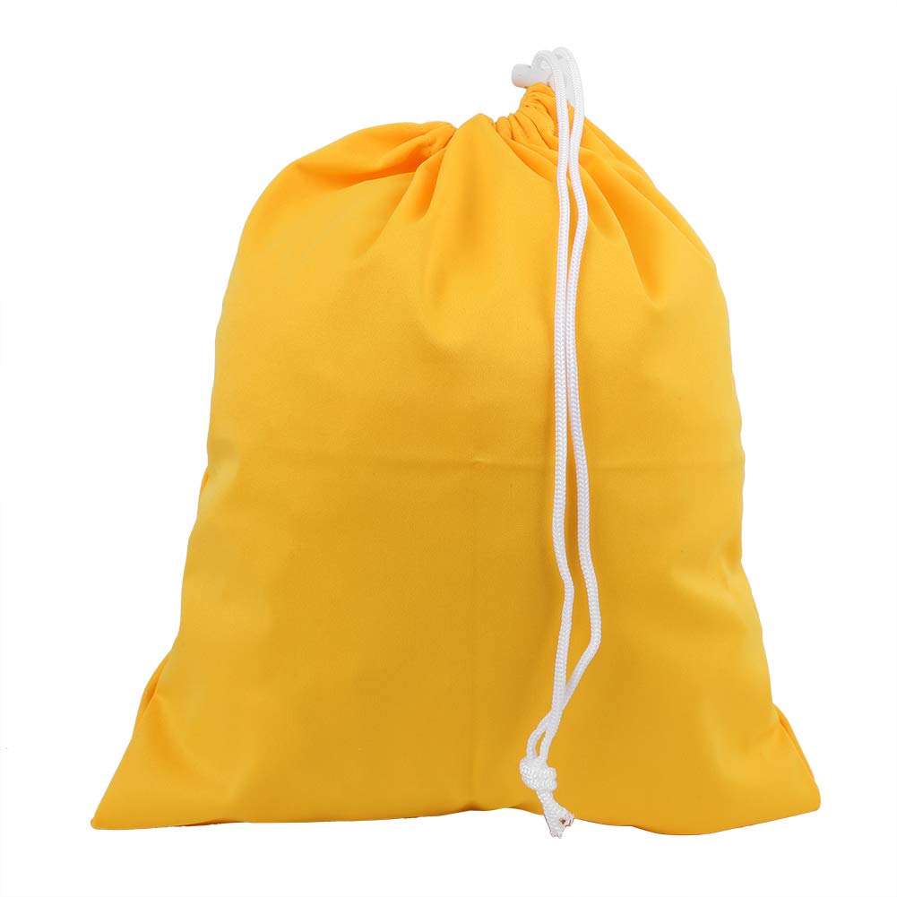 Agatige Wet Clothes Bag Waterproof Drawstring Design Yellow Wet Dry Bag for Diapers Mummy Storage