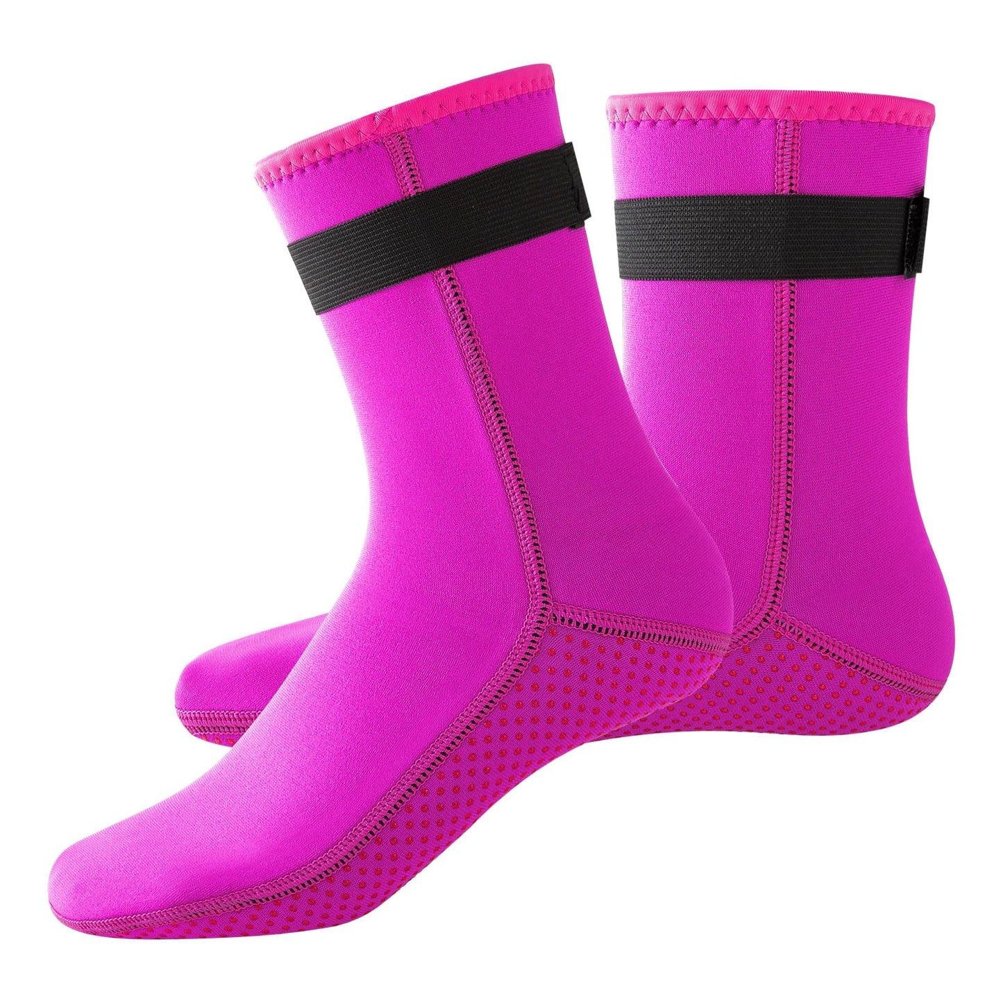MOVOYEE Neoprene Socks Kids Water Socks for Swimming Beach Socks Women Anti Slip Sand Soccer Socks Youth VolleyballDive Socks Fin Snorkeling Surfing Kayaking Paddling Diving Boots Wetsuit Booties S